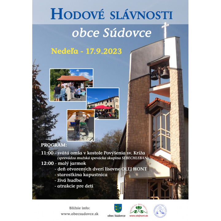 Hodové slávnosti obce Súdovce